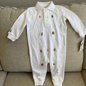 Brand-new 100% authentic polo Ralph Lauren one piece size 12 month